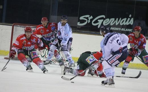 Photo hockey Ligue Magnus - Ligue Magnus : 4me journe : Mont-Blanc vs Angers  - Les Ducs de justesse.