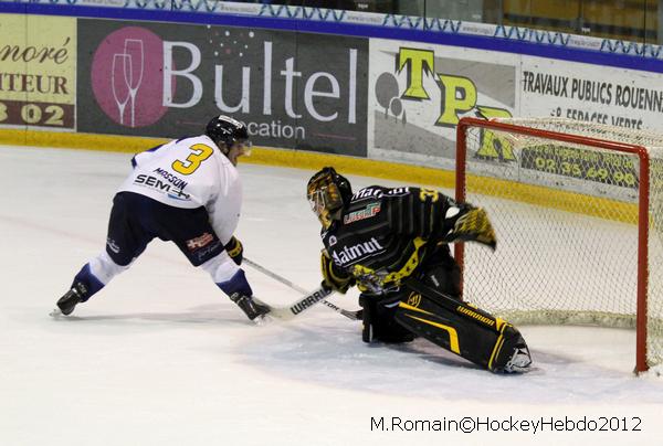 Photo hockey Ligue Magnus - Ligue Magnus : 5me journe  : Rouen vs Chamonix  - Le Dragon reprend son souffle ! 