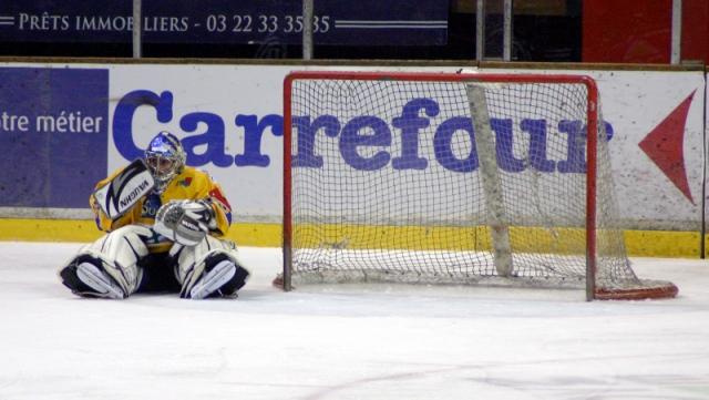 Photo hockey Ligue Magnus - Ligue Magnus : 5me journe : Amiens  vs Dijon  - La tte sous l