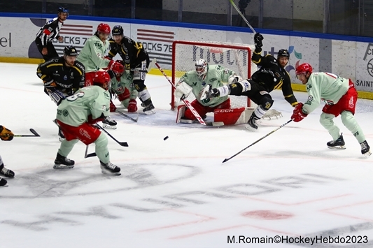 Photo hockey Ligue Magnus - Ligue Magnus : 5me journe : Rouen vs Cergy-Pontoise - Les dragons en matre.