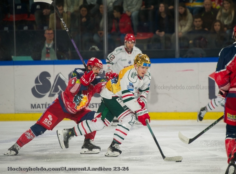 Photo hockey Ligue Magnus - Ligue Magnus : 6me journe : Grenoble  vs Anglet - Grenoble solide dfensivement face  Anglet