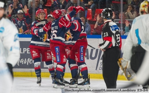 Photo hockey Ligue Magnus - Ligue Magnus : 7me journe : Grenoble  vs Marseille - Grenoble intraitable  domicile