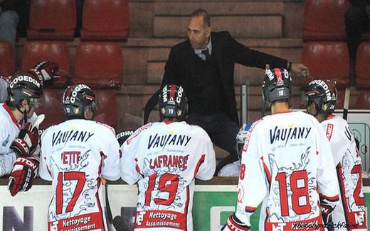 Photo hockey Ligue Magnus - Ligue Magnus : 8me journe : Caen  vs Grenoble  - Les Brleurs carbonisent les Drakkars