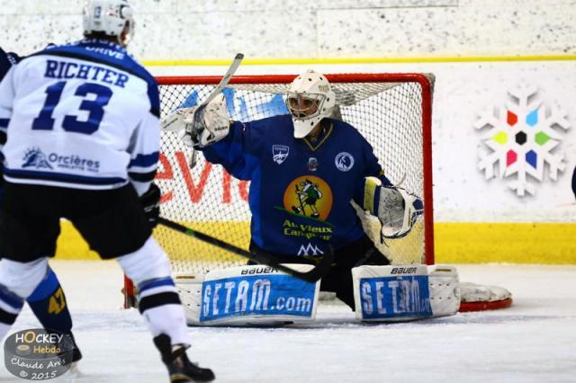 Photo hockey Ligue Magnus - Ligue Magnus : 8me journe : Chamonix  vs Gap  - Le Champion se fait peur