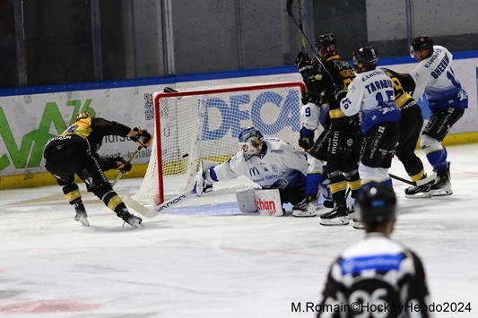 Photo hockey Ligue Magnus - Ligue Magnus : 8me journe : Rouen vs Gap  - LM : Avalanche de buts sur lle Lacroix