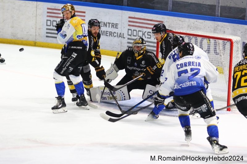 Photo hockey Ligue Magnus - Ligue Magnus : 8me journe : Rouen vs Gap  - LM : Avalanche de buts sur lle Lacroix