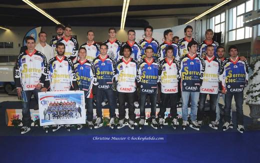 Photo hockey Ligue Magnus - Ligue Magnus : Caen  (Les Drakkars) - Prsentation des Drakkars 