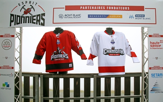 Photo hockey Ligue Magnus - Ligue Magnus : Chamonix  (Les Pionniers) - Lancement du Projet Esprit Pionniers