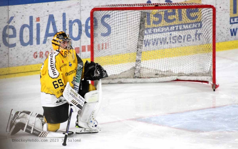 Photo hockey Ligue Magnus - Ligue Magnus - finale match 2 : Grenoble  vs Rouen - Grenoble double la mise ! 