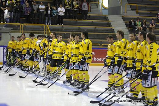 Photo hockey Ligue Magnus - Ligue Magnus - Intempries sur les cages caennaises