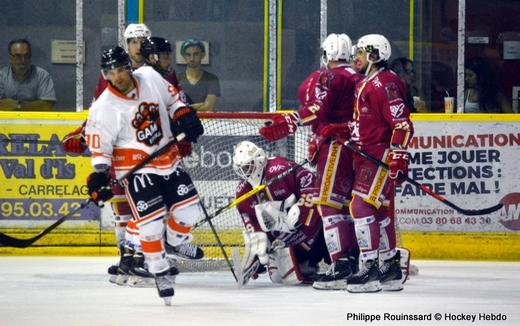 Photo hockey Ligue Magnus - Ligue Magnus - Les Ducs djouent le Gamyo