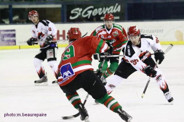 Photo hockey Ligue Magnus - Ligue Magnus : Play down match 3 : Mont-Blanc vs Neuilly/Marne - Le sursaut d