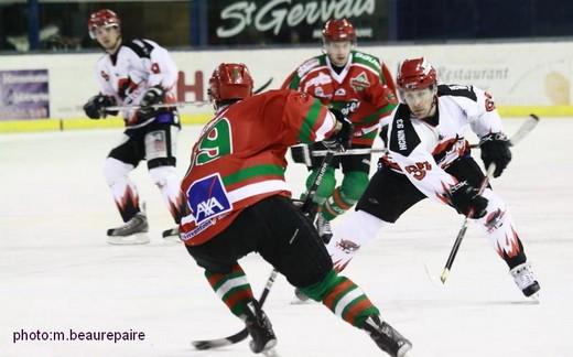 Photo hockey Ligue Magnus - Ligue Magnus : Play down match 4  : Mont-Blanc vs Neuilly/Marne - Ce sera en cinq manches !