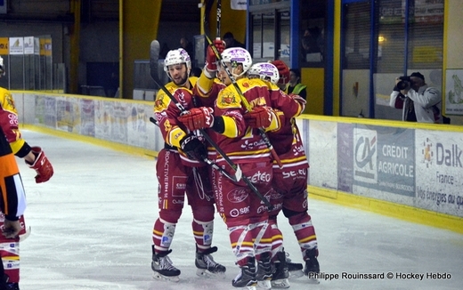 Photo hockey Ligue Magnus - Ligue Magnus : poule de maintien, 3me journe : Dijon  vs Nice - LM : Dijon presque sauv