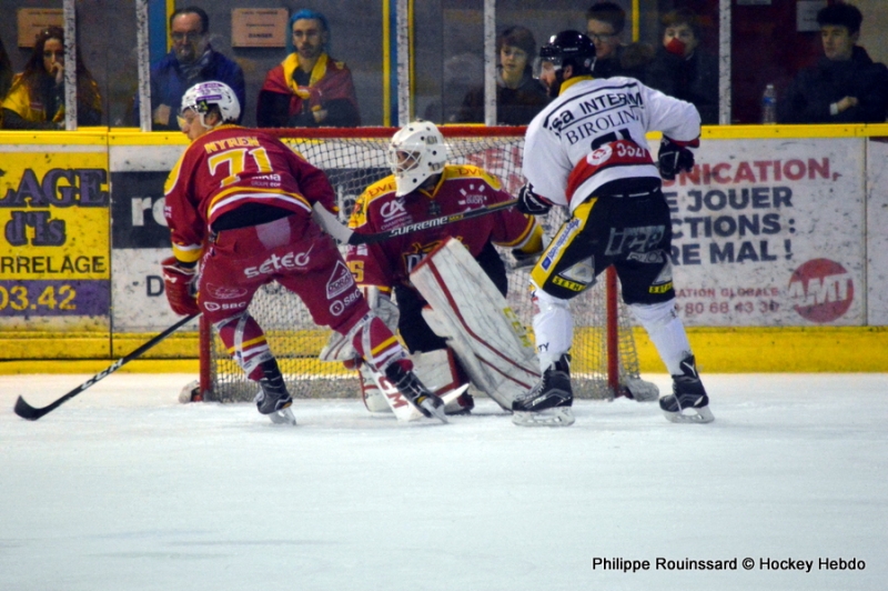 Photo hockey Ligue Magnus - Ligue Magnus : poule de maintien, 3me journe : Dijon  vs Nice - LM : Dijon presque sauv