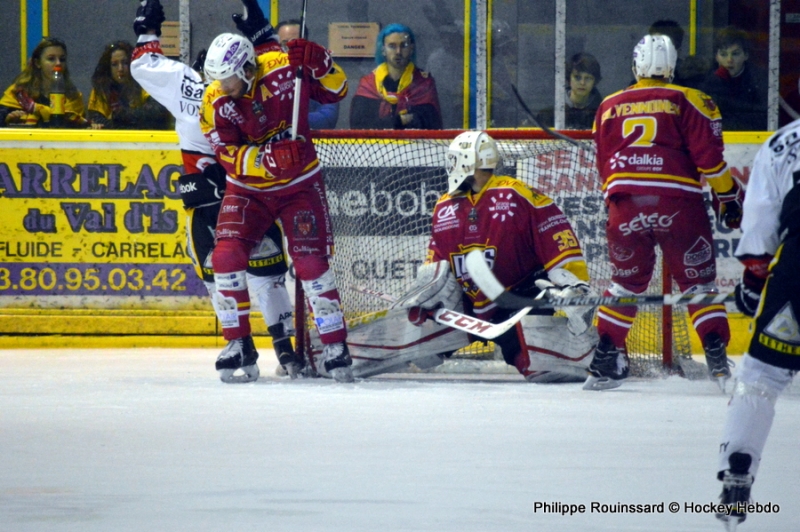 Photo hockey Ligue Magnus - Ligue Magnus : poule de maintien, 3me journe : Dijon  vs Nice - LM : Dijon presque sauv