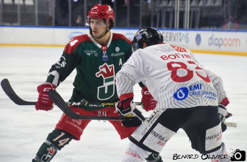 Photo hockey Ligue Magnus - Ligue Magnus - Quart de finale match 1 : Cergy-Pontoise vs Amiens  - Les Jokers ouvrent le bal