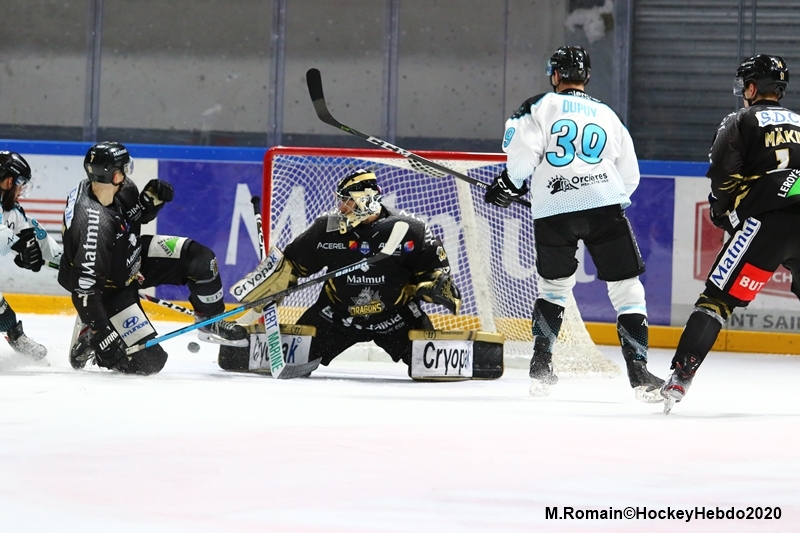 Photo hockey Ligue Magnus - Ligue Magnus - Quart de finale match 1 : Rouen vs Gap  - LM : Les dragons dans la douleur
