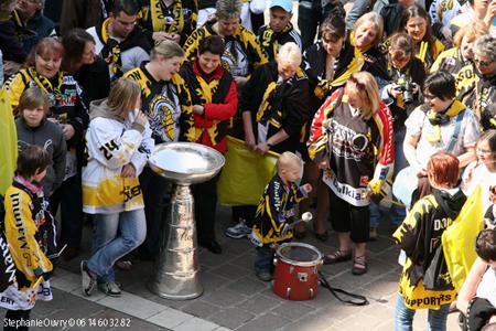 Photo hockey Ligue Magnus - Ligue Magnus : Rouen (Les Dragons) - Les Rouennais ftent leurs hros