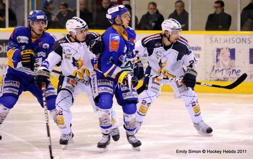 Photo hockey Ligue Magnus - Ligue Magnus, 18me journe : Dijon  vs Grenoble  - Des Brleurs bien tides !