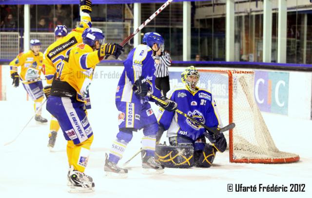 Photo hockey Ligue Magnus - Ligue Magnus, 25me journe : Villard-de-Lans vs Dijon  - Dijon dans le top 4