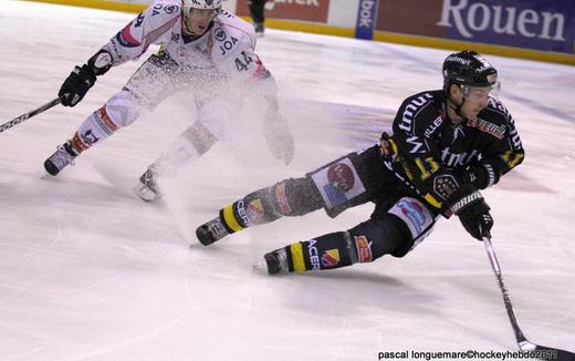 Photo hockey Ligue Magnus - Ligue Magnus, 4me journe : Rouen vs Epinal  - Le Dragon croque le Dauphin