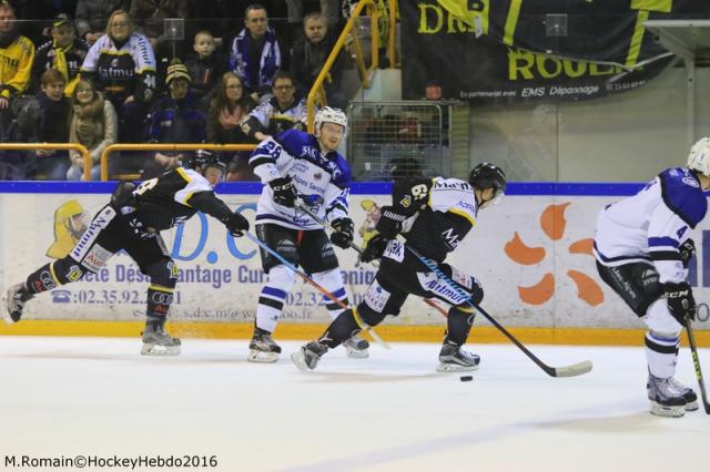 Photo hockey Ligue Magnus - Ligue Magnus, demi-finale, match 3 : Rouen vs Gap  - LM : Gap reprend la main