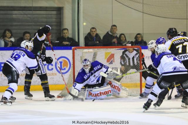 Photo hockey Ligue Magnus - Ligue Magnus, demi-finale, match 3 : Rouen vs Gap  - LM : Gap reprend la main