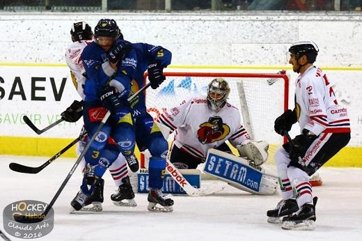 Photo hockey Ligue Magnus - Ligue Magnus, poule de maintien, 8me journe : Chamonix  vs Morzine-Avoriaz - Le Chamois sauve sa peau!