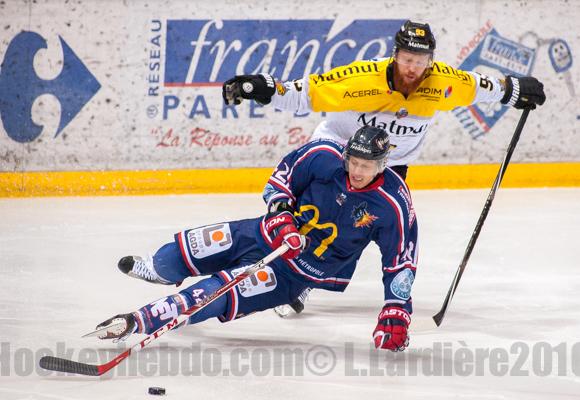 Photo hockey Ligue Magnus - Ligue Magnus, quarts de finale, match 1 : Grenoble  vs Rouen - Rouen fait le job !