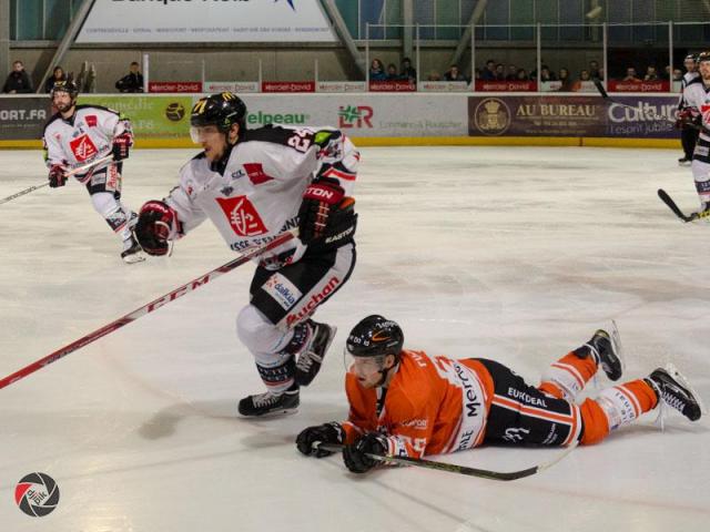 Photo hockey Ligue Magnus - Ligue Magnus, quarts de finale, match 2 : Epinal  vs Amiens  - Epinal fait le break avec la manire