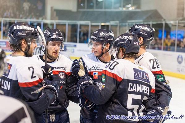 Photo hockey Ligue Magnus - LM playoff, 1/2 finale, match 1 : Angers  vs Epinal  - Le chteau fort d