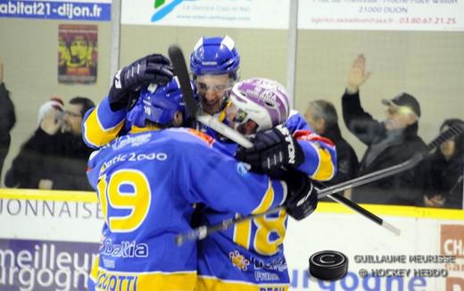 Photo hockey Ligue Magnus - LM playoff, 1/2 finale, match 3 : Dijon  vs Gap  - Les Ducs dans leur forteresse