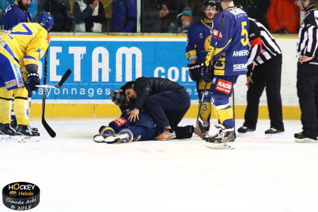 Photo hockey Ligue Magnus - LM playoff, 1er tour, match 2 : Chamonix  vs Dijon  - Bis repetita au deuxime acte