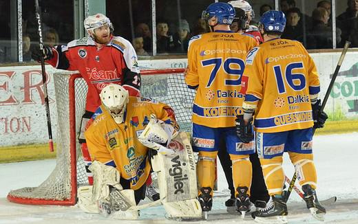 Photo hockey Ligue Magnus - LM playoff 1/2 finale, match 2 : Brianon  vs Dijon  - Brianon dmarre du mieux possible