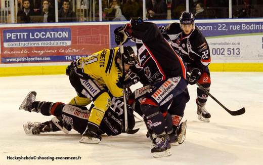 Photo hockey Ligue Magnus - LM playoff 1/2 finale, match 3 : Angers  vs Rouen - Les Ducs s