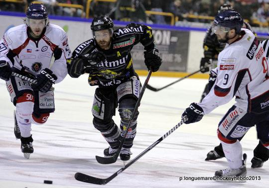 Photo hockey Ligue Magnus - LM Playoffs :  finale , match 3 : Rouen vs Angers  - Les Ducs survolent la rencontre 