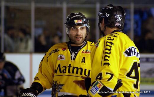 Photo hockey Ligue Magnus - LM Playoffs : 1/2 finale , match 3 : Angers  vs Rouen - La suprmatie rouennaise