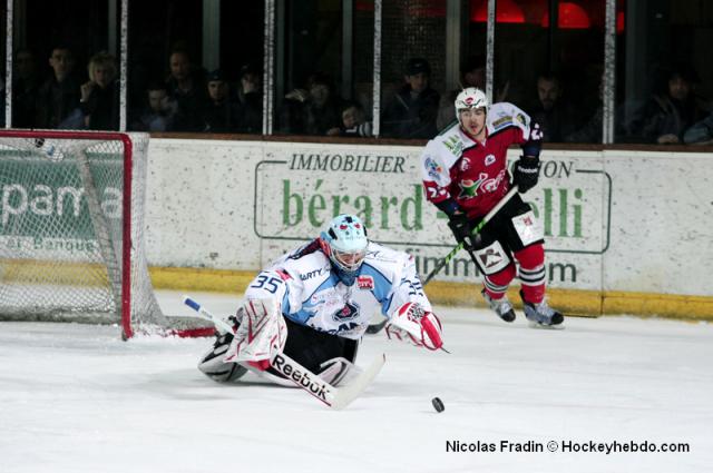 Photo hockey Ligue Magnus - LM Playoffs : 1/4 , match 2 : Brianon  vs Angers  - Photos de la rencontre