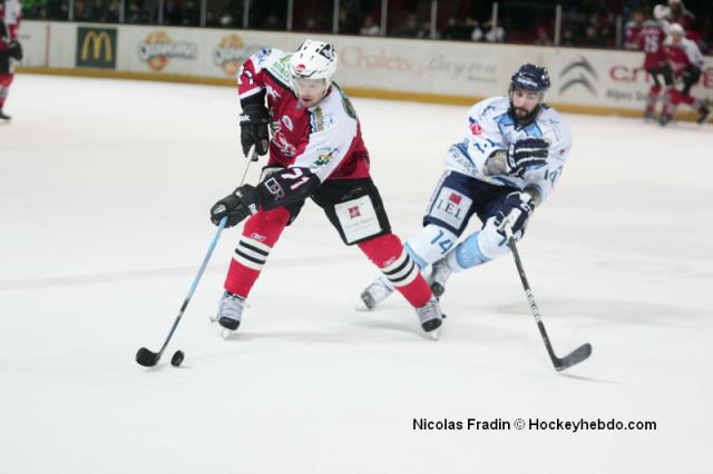 Photo hockey Ligue Magnus - LM Playoffs : 1/4 , match 2 : Brianon  vs Angers  - Photos de la rencontre