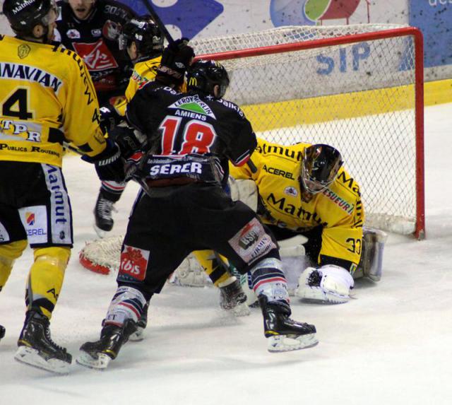 Photo hockey Ligue Magnus - LM Playoffs : 1/4 , match 4 : Amiens  vs Rouen - L