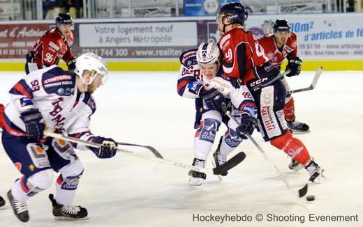 Photo hockey Ligue Magnus - LM Playoffs : 1/4, match 2 : Angers  vs Grenoble  - Les Ducs doublent la mise