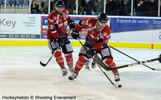 Photo hockey Ligue Magnus - LM Playoffs : 1/4, match 5 : Angers  vs Grenoble  - Grenoble sort la tte haute