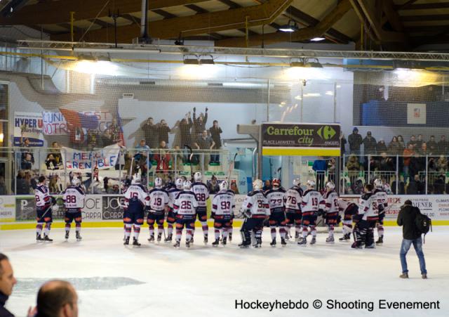 Photo hockey Ligue Magnus - LM Playoffs : 1/4, match 5 : Angers  vs Grenoble  - Grenoble sort la tte haute