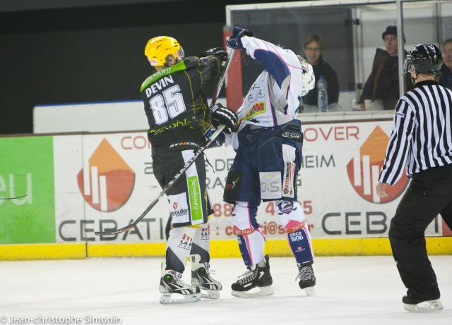 Photo hockey Ligue Magnus - LM playoffs : 1er tour, match 1 : Strasbourg  vs Epinal  - L