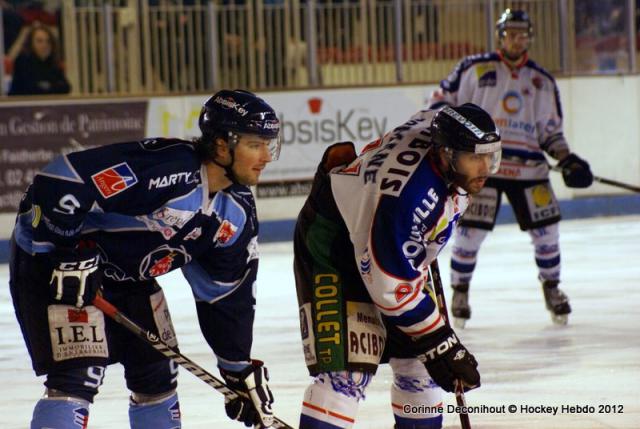 Photo hockey Ligue Magnus - LM Playoffs : 1er tour, match 2 : Angers  vs Caen  - Les Angevins retrouvent leur rang