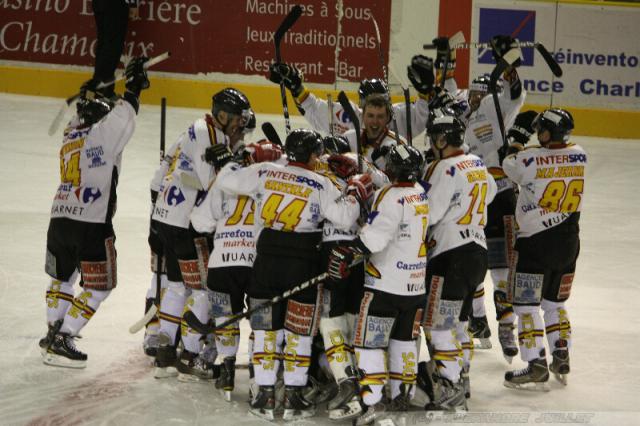 Photo hockey Ligue Magnus - LM playoffs : 1er tour, match 2 : Chamonix  vs Morzine-Avoriaz - Morzine revient de loin