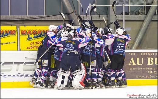 Photo hockey Ligue Magnus - LM Playoffs : 1er tour, match 3 : Epinal  vs Dijon  - Un air de dj vu !