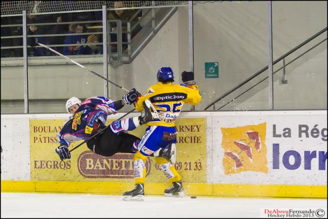 Photo hockey Ligue Magnus - LM Playoffs : 1er tour, match 3 : Epinal  vs Dijon  - Un air de dj vu !