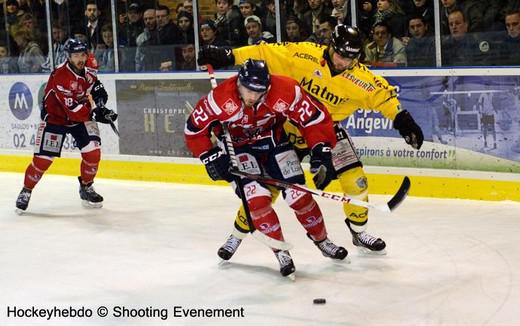 Photo hockey Ligue Magnus - LM Playoffs : Finale, match 2 : Angers  vs Rouen - Rouen prend une option